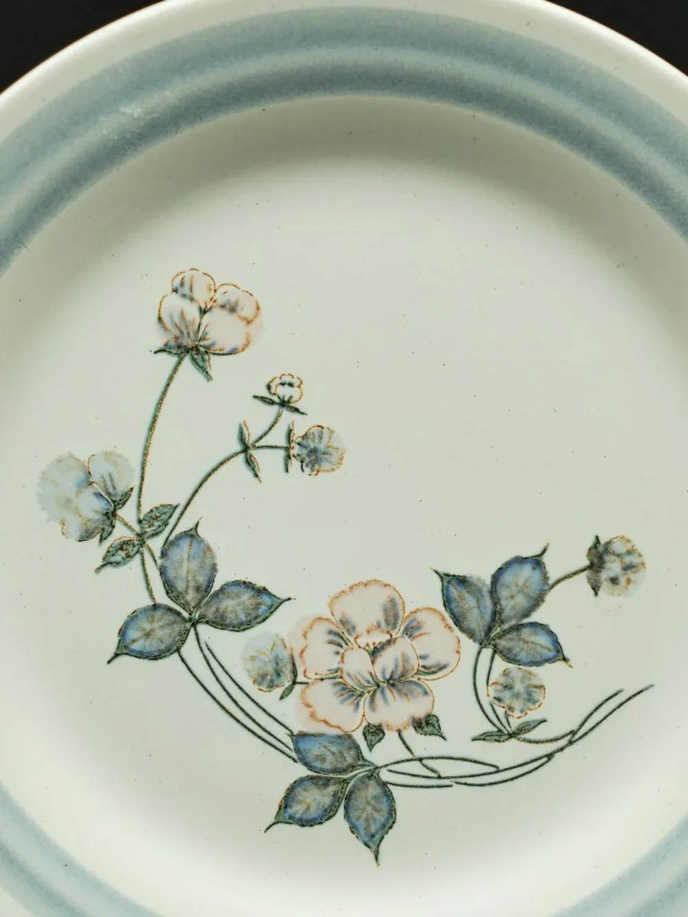 Country Glen Turnberry Bread & Butter Plates Pink Blue Floral Dessert Side Plate